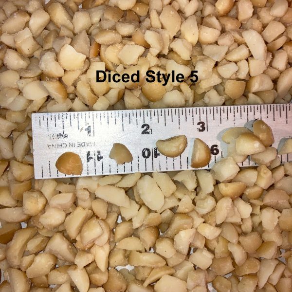 Diced macadamias